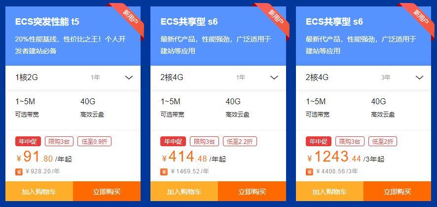 搭建网站想租用便宜服务器，阿里云618活动了解一下吧